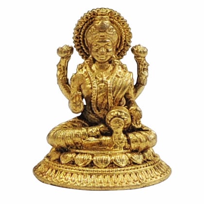 Premium Brass Laxmi Idol for Home Temple & Festive Gifting, Height : 1.5 Inch (BSMAS1872 L)