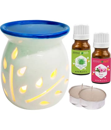 Peepalcomm Ceramic Aroma Oils & Diffusers Set - Pack of 5