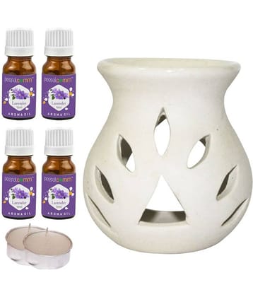 Peepalcomm Ceramic Aroma Oils & Diffusers Set - Pack of 7