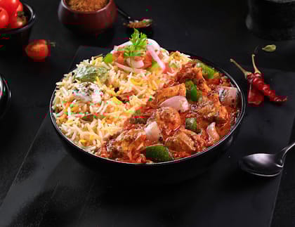 Model Town Kadhai Chicken [Masala Rice] Bowl