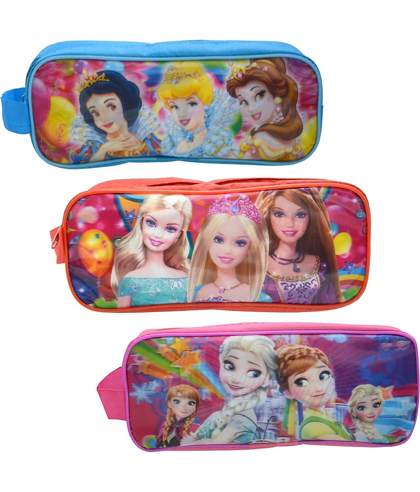3 Pieces Pencil Box Pouch Cases (20X9X4 cm)