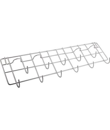 JISUN - Silver Stainless Steel Wall mount Stand ( Pack of 1 )