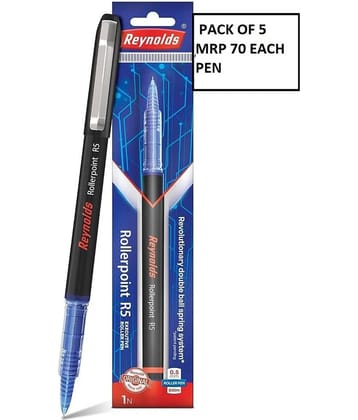 Reynolds Roller Point R5 1 Pcs B+Bl (Pack of 5)