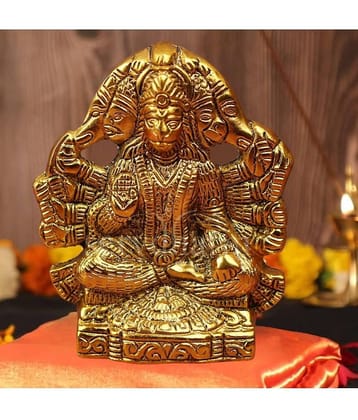 ServDharm Aluminium Lord Hanuman Idol ( 13 cm )