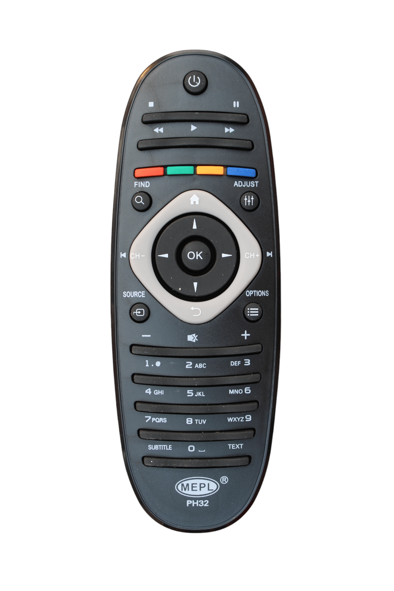 V3Deals Compatible Philips Led/LCD TV Remote Control | Easy-to-Use Universal Remote for Old Models | Match Each Button Before Purchase (Phllips PH32)