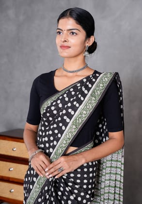 Jaipur Hand Block Print Saree