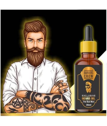 Barbers Crew - 30mL Growth Increasing Beard Oil (Pack of 1)