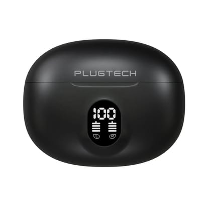 PlugTech GoPods G2 TWS Earbuds - Bluetooth V5.4, Truly Stereo Sound, Upto 30 H Long-Lasting Battery, IPX4 Water-Resistant