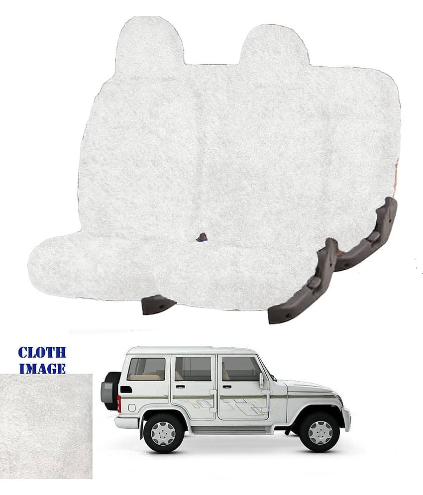 Mahindra Bolero White 7 Seater Car Seat Cover