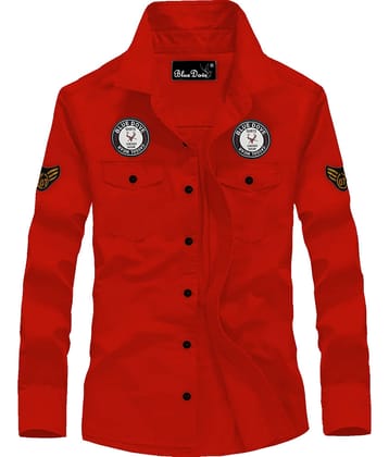 Blue dove Cotton Blend Regular Fit Solids Full Sleeves Men's Casual Shirt - Grey ( Pack of 1 )