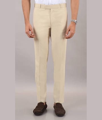 VILLAIN Slim Flat Men's Formal Trouser - Black ( Pack of 1 )