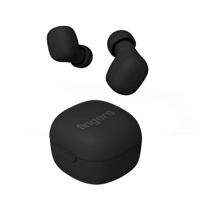 Fingers SizeZero Pods 2 World's Tiniest TWS Earbuds- Matte Black