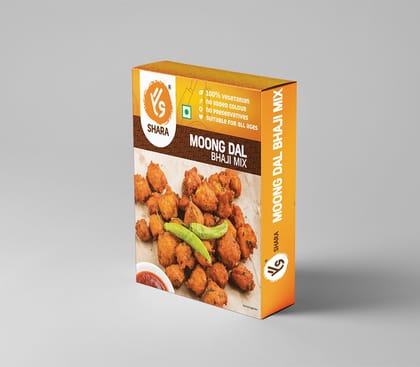Shara Moong Dal Bhaji Mix (200g) | Instant Crispy Pakora Mix | Ready-to-Cook Indian Tea-time Snack