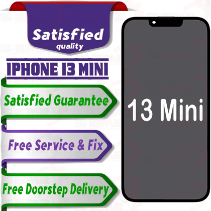 Apple iPhone 13 Mini  (display glass combo folder) Mobile Display LCD Screen With Touch. Black