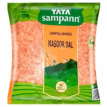 Tata Sampann Masoor Dal 500 Gms