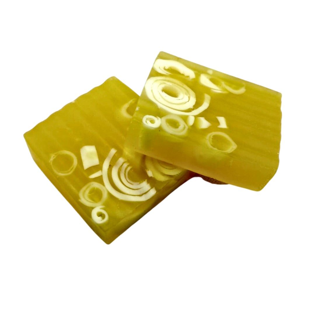 Haldi Chandan- Glycerin Luxury Handmade Soap with Sandalwood Essential Oil-110g