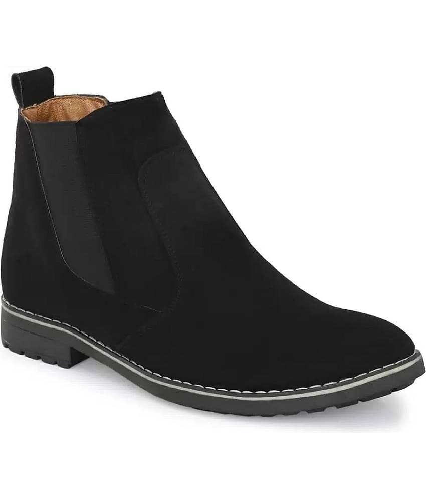 Onbeat - Black Men's Chelsea Boots