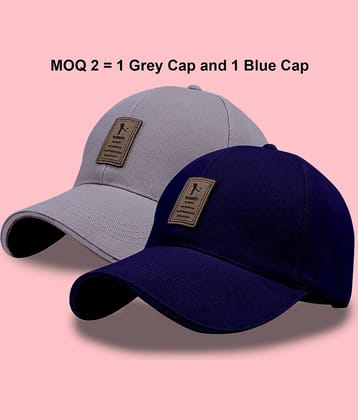 Alamos Pack of 1 cotton Men's Cap ( Grey )