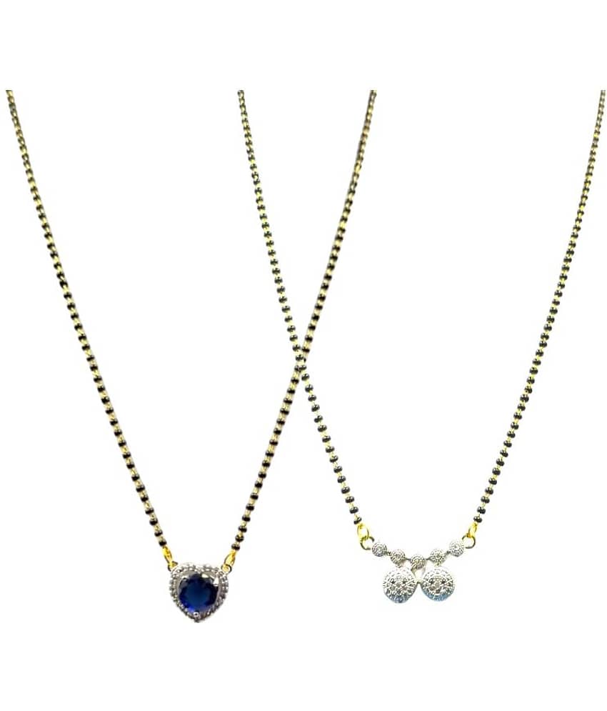 Charms Golden Mangalsutra Set ( Pack of 2 )