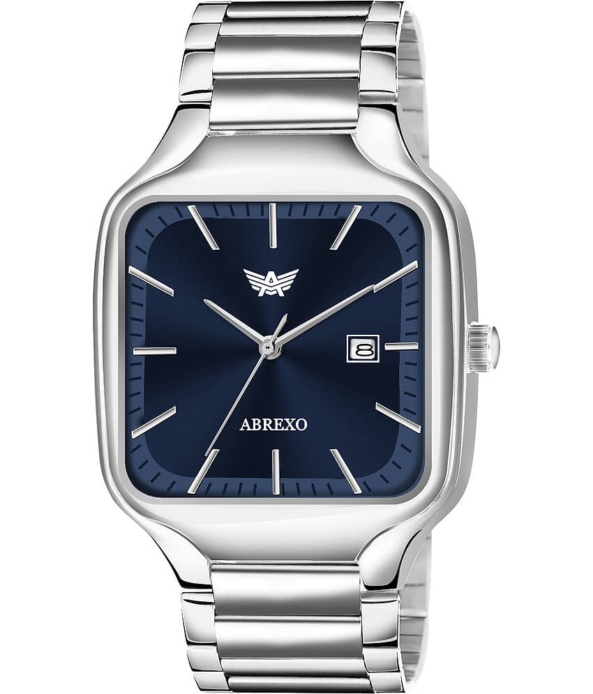 Abrexo Silver Stainless Steel Analog Men's Watch