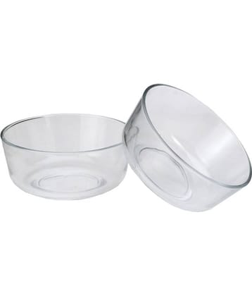Somil Glass Bowl, Transparent, Pack Of 2, 650 ml