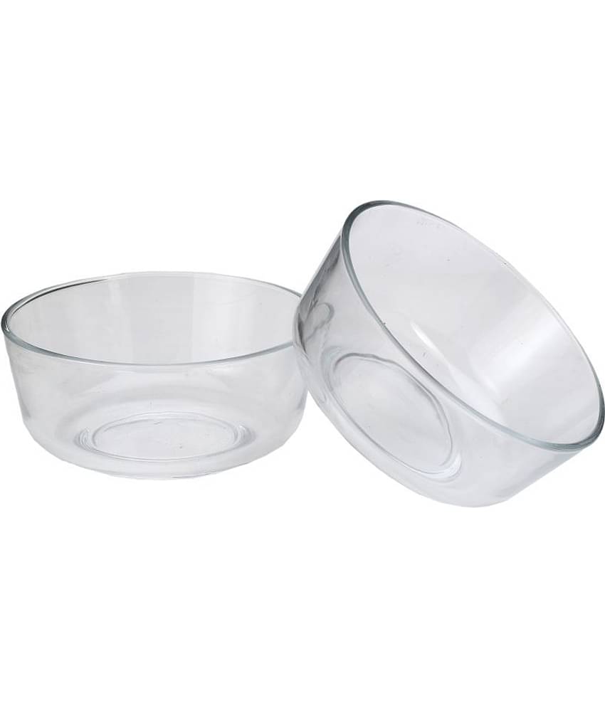 Somil Glass Bowl, Transparent, Pack Of 2, 650 ml