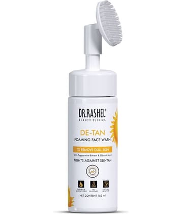DR RASHEL De-Tan Foaming Face Wash for Clear and smooth Skin for all skin type(150 ml, Pack of 1)