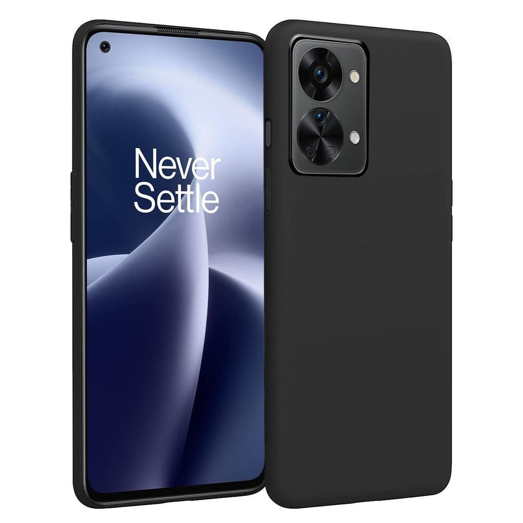 LIRAMARK Liquid Silicone Soft Back Cover Case for OnePlus Nord 2T 5G / 1+Nord 2T 5G