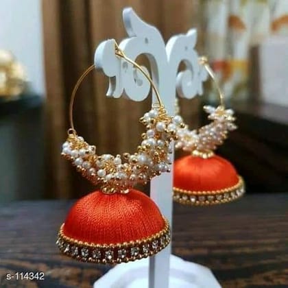 Grand Baali Jhumka with Dangling Loreals