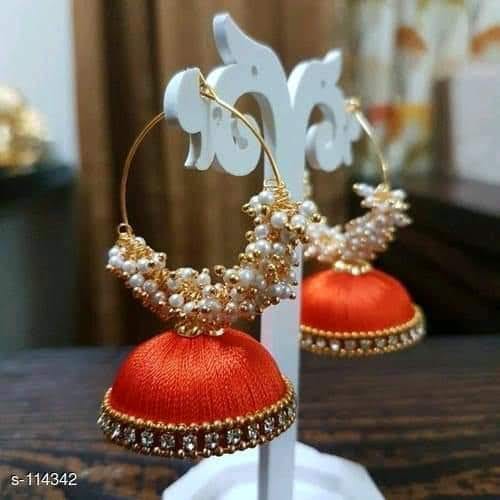 Grand Baali Jhumka with Dangling Loreals