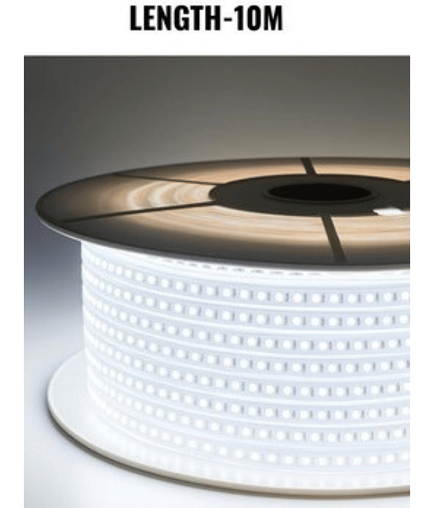 SPARKWORLD White 10 Mtr LED Strip ( Pack of 1 )