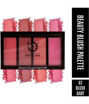 Mattlook Beauty Blush Palette, Face Makeup, Multicolor-2 (20gm)