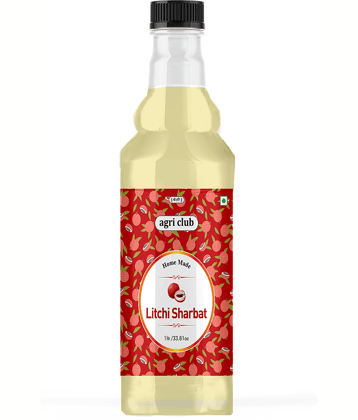 AGRI CLUB Litchi Sharbat 1 L