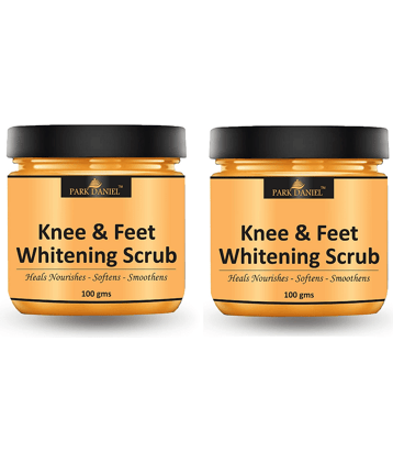 Park Daniel Knee and Feet Cleansing  Body Scrub For Skin Whitening Scrub & Exfoliators 100 gm Pack of 2