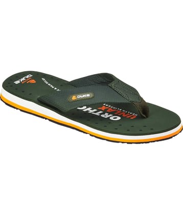 Duke - Olive Men's Thong Flip Flop