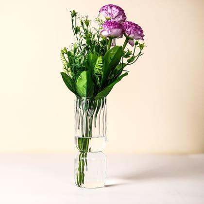 Elegant Decorative Glass Flower Vase  Perfect for Enhancing Home Decor
