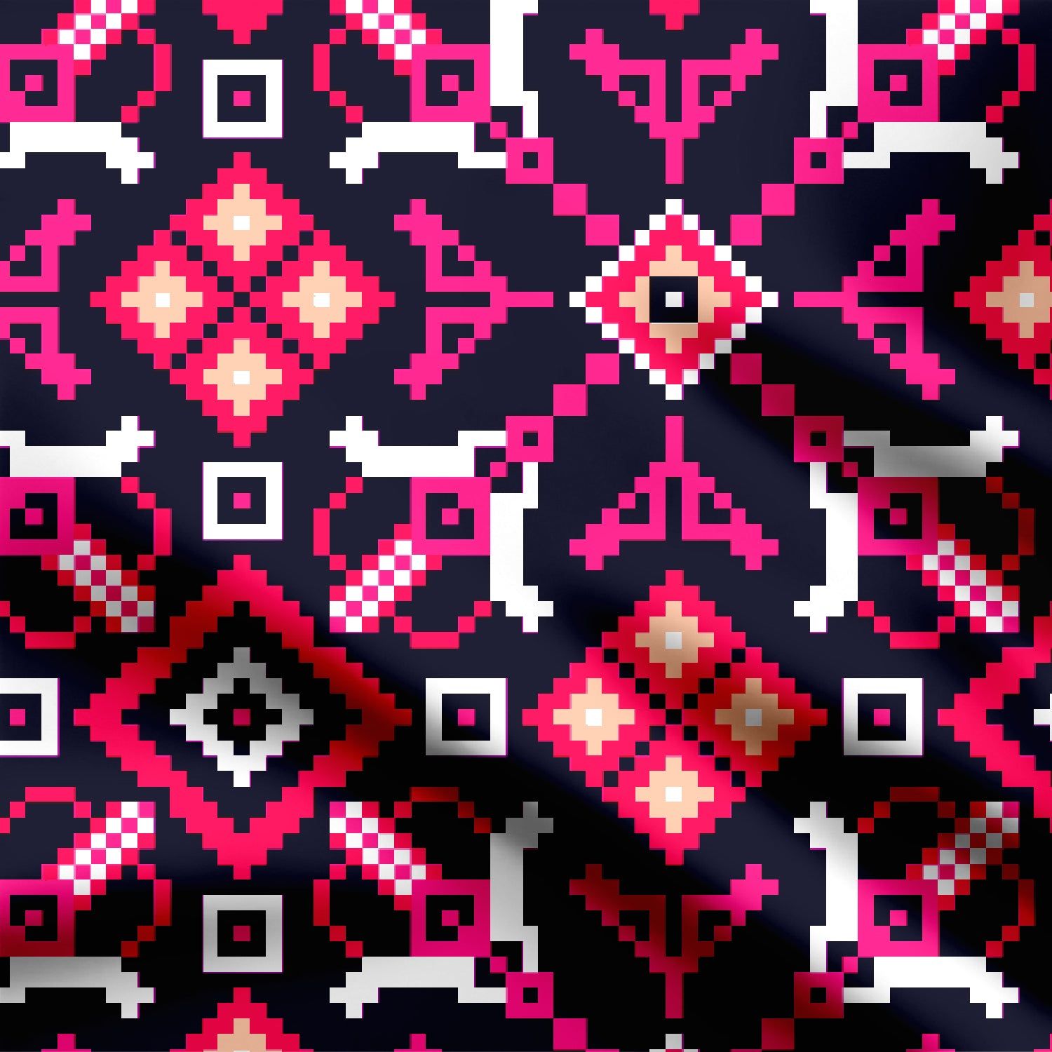 Patola Blocks2-Poly Canvas