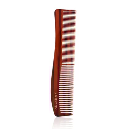 Allure Handcrafted Anti-Static Hair Comb - Dual-Sided Wide & Fine Tooth Comb HMC_T_11