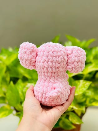 Toy - mini elephant-Pink