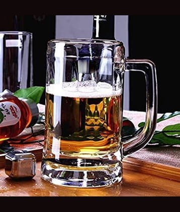 Afast Beer Mug Glass,  450 ML - (Pack Of 1)