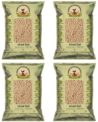 Sedya Unpolished Premium Urad Dal | Protein-Rich & Fresh | 2kg