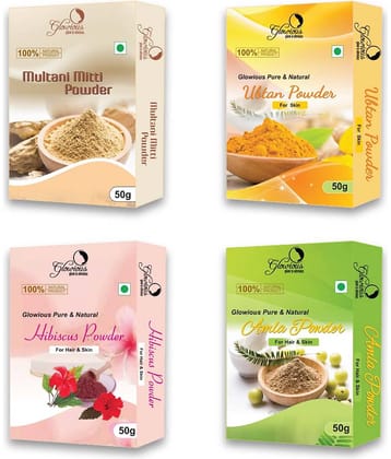 glowious - Skin Toning Face Pack for Normal Skin ( Pack of 4 )
