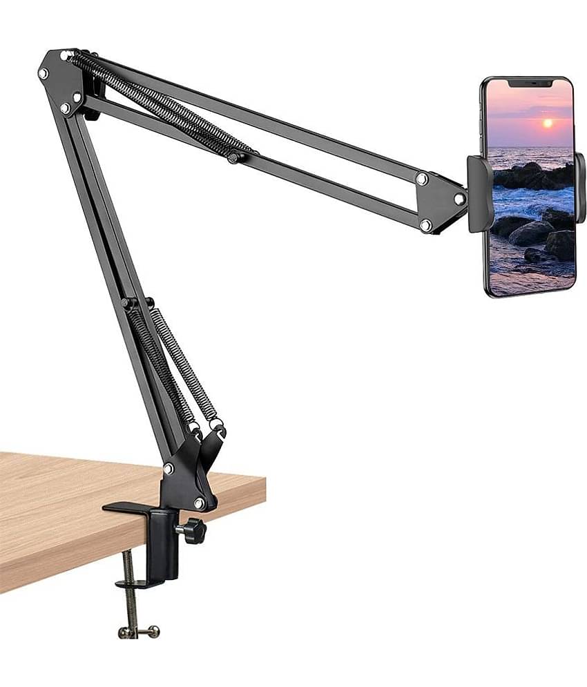 Tecsox - Adjustable Mobile Holder for Smartphones ( Black )