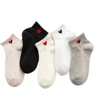 Cavenders Pack of 5 Unisex Cotton Ankle Length Socks ( Multicolor ) - None
