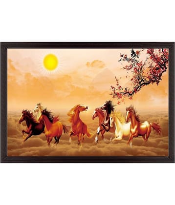 Indianara - Abstract Painting With Frame