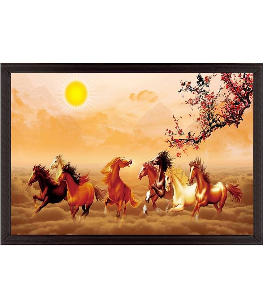 Indianara - Abstract Painting With Frame