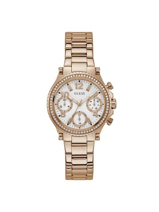 Guess White Dial Women Analog Watch - GW0590L3-White
