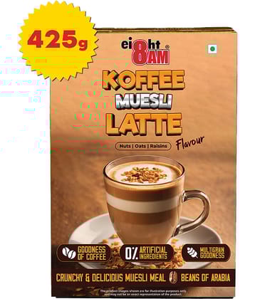 8AM Coffee Latte Muesli 400 gm