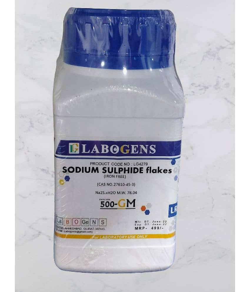 SODIUM SULPHIDE fl-akes (Iron free) 500GM
