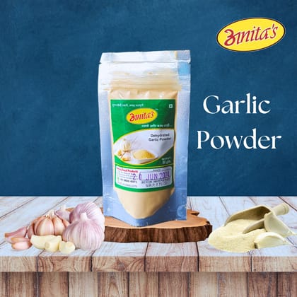 Anita's Dehydrated Garlic Powder (50g) | Premium Quality Dehydrated Garlic | Culinary Seasoning
